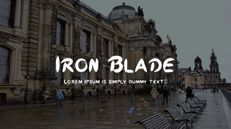 Iron Blade Font