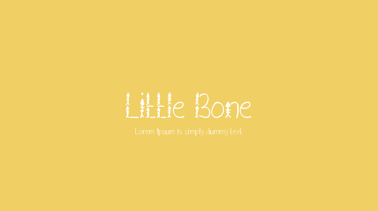 Little Bone Font