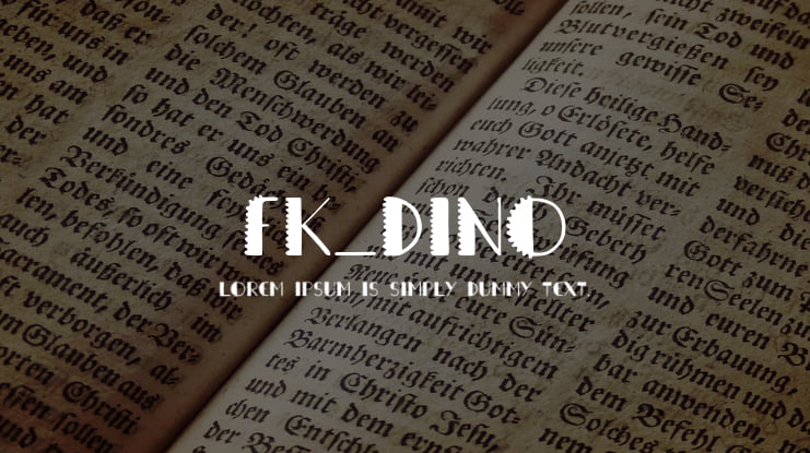 FK_Dino Font