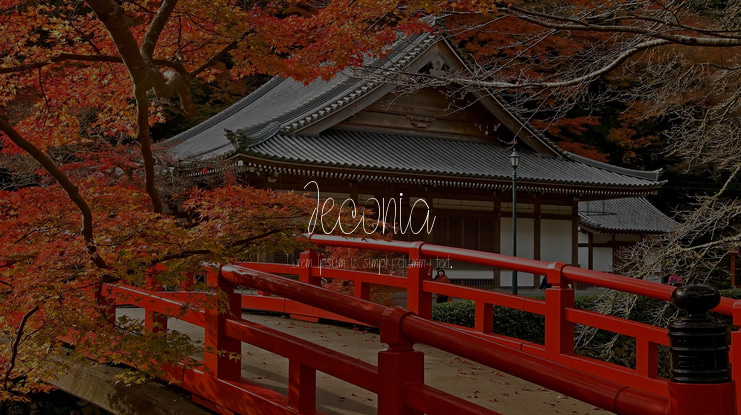 Jeconia Font