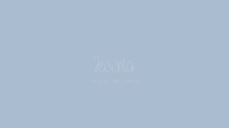 Jeconia Font