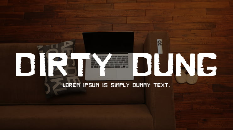 Dirty Dung Font Family