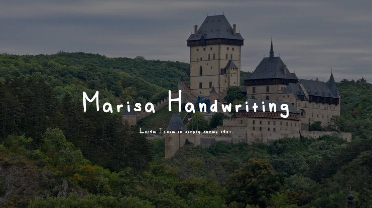 Marisa Handwriting Font