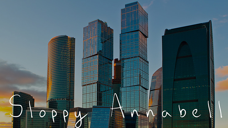 Sloppy Annabelle Font