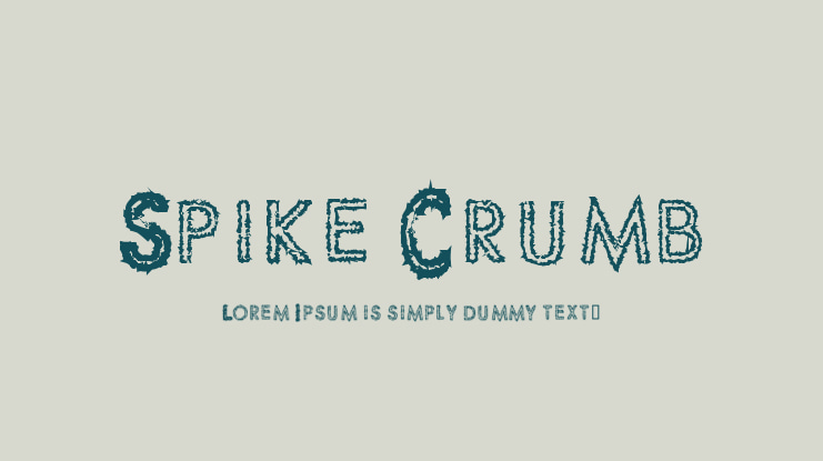 Spike Crumb Font Family
