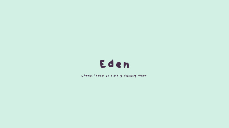 Eden Font