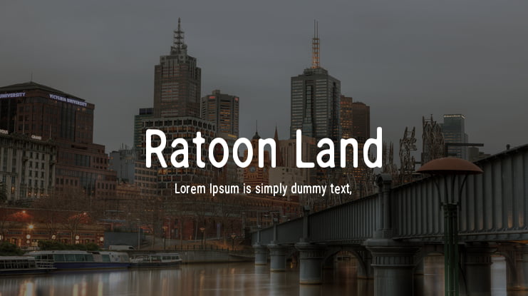 Ratoon Land Font