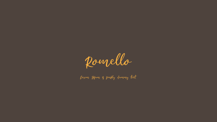 Romello Font