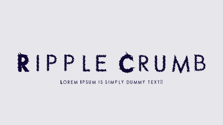 Ripple Crumb Font Family