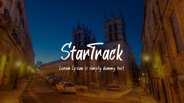 StarTrack Font