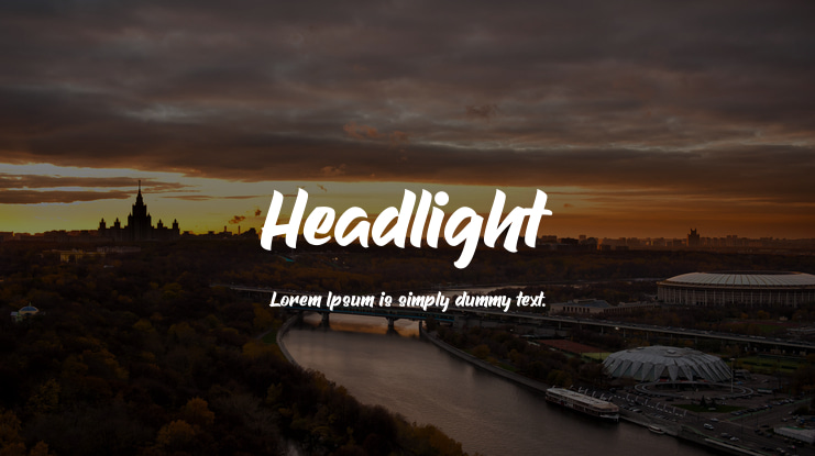 Headlight Font