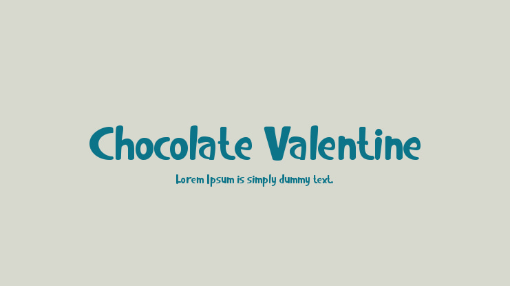 Chocolate Valentine Font