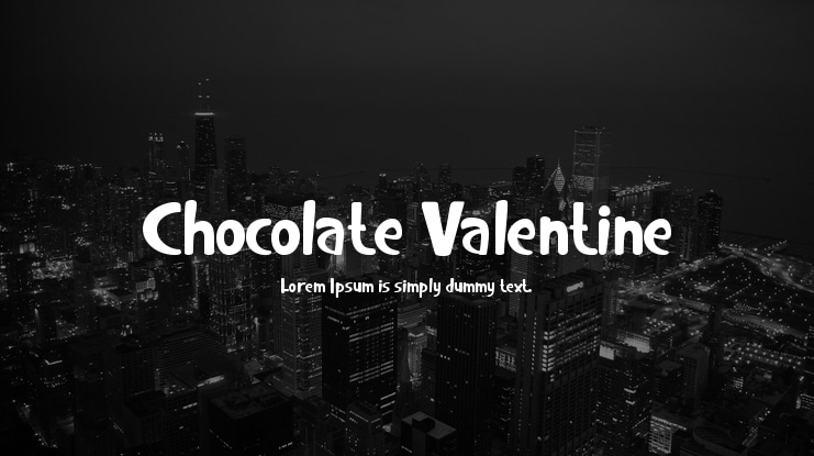 Chocolate Valentine Font