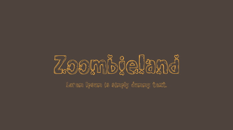 Zoombieland Font