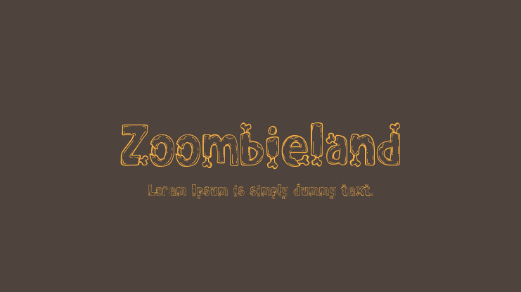 Zoombieland Font