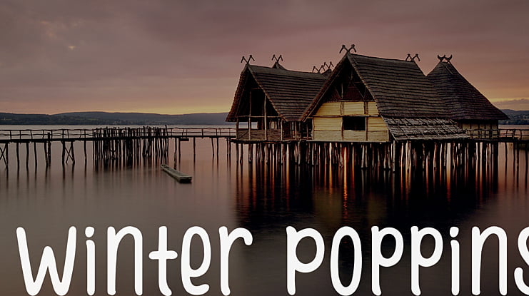 Winter Poppins Font