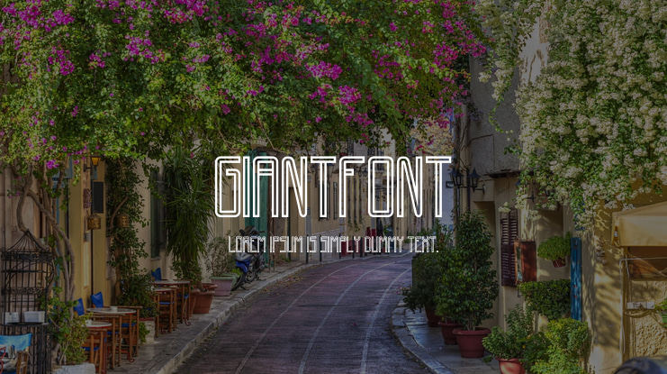GiantFont Font
