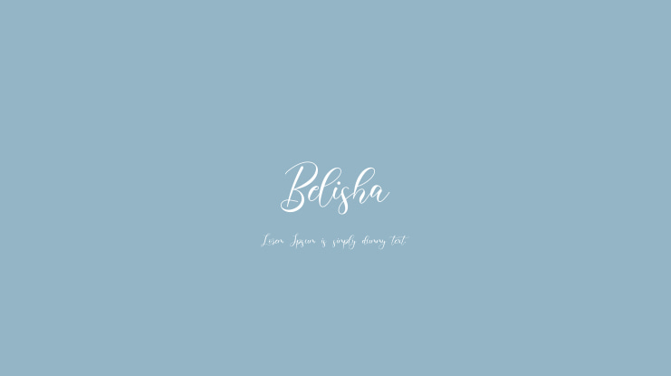 Belisha Font