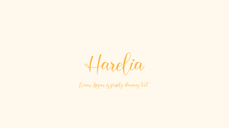 Harelia Font