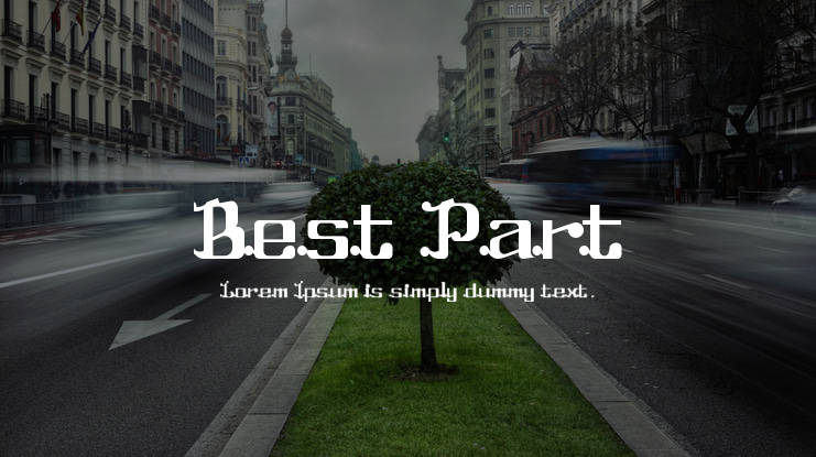 Best Part Font
