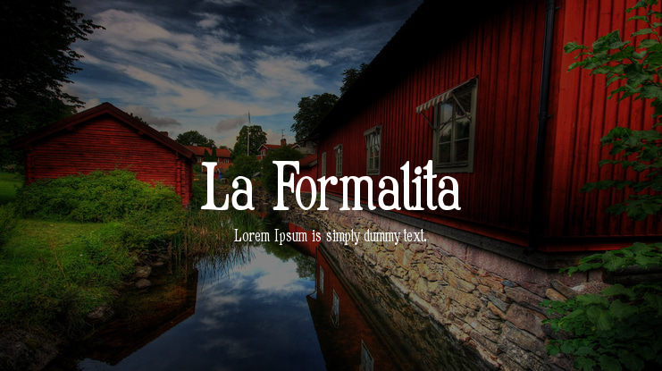 La Formalita Font