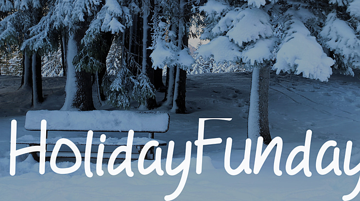 HolidayFunday Font