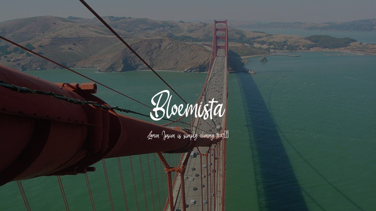 Bloemista Font