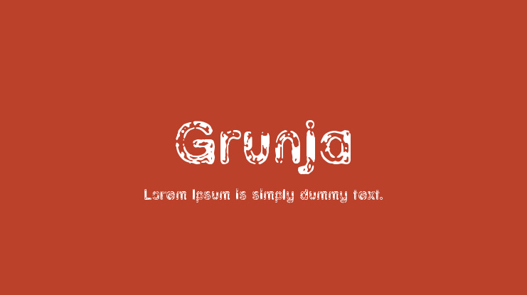 Grunja Font
