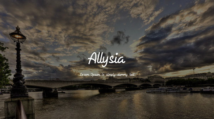 Allysia Font