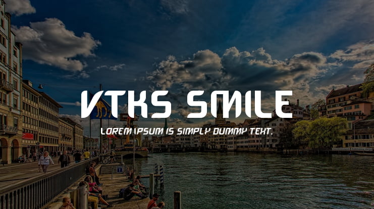 VTKS SMILE Font