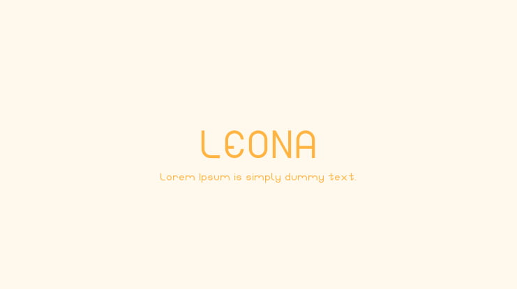 LEONA Font