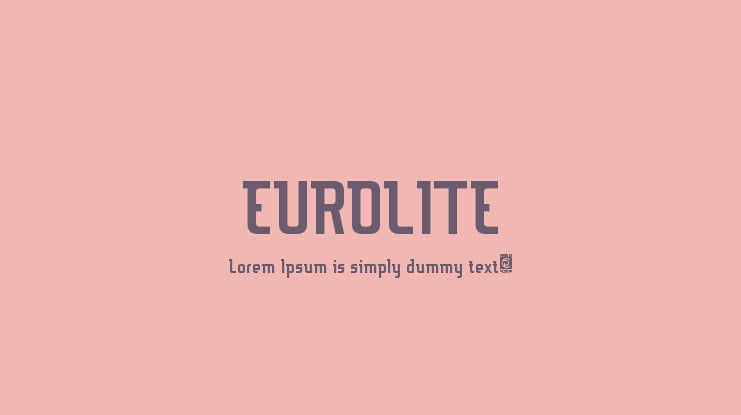 EUROLITE Font