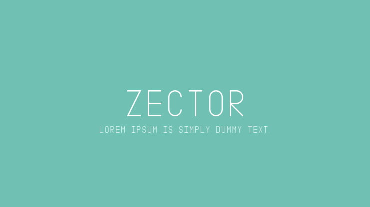 Zector Font