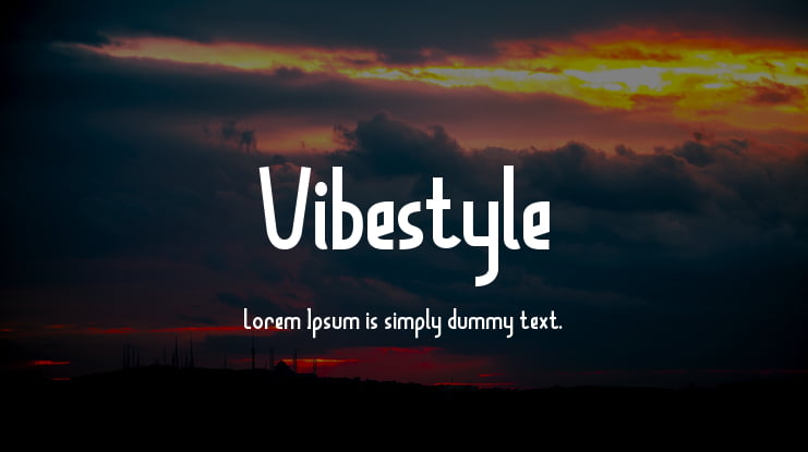 Vibestyle Font