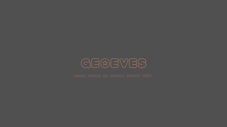 geoeves Font
