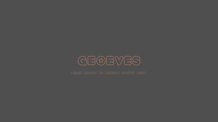 geoeves Font