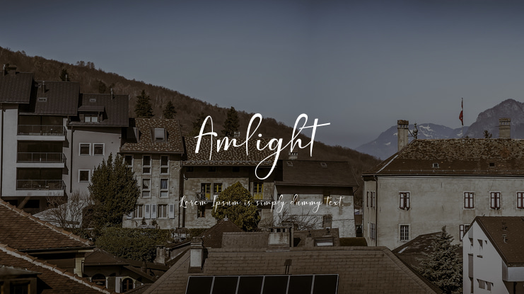 Amlight Font