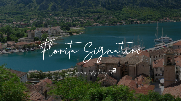 Florita Signature Font