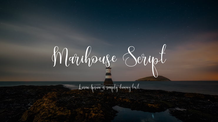Marihouse Script Font