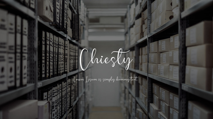 Chiesty Font