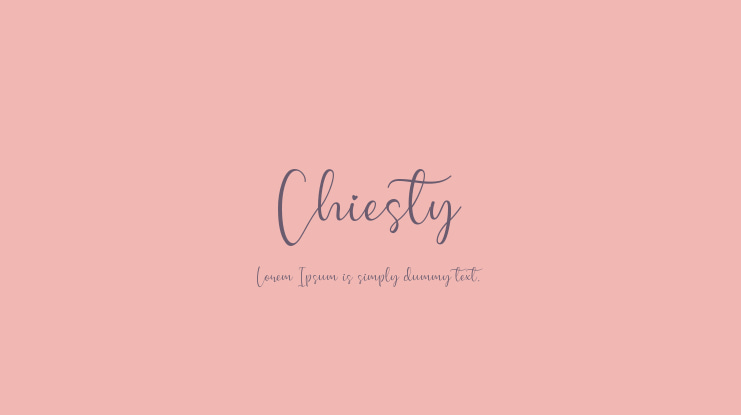 Chiesty Font