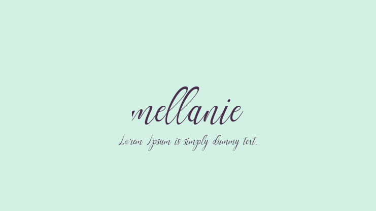 mellanie Font