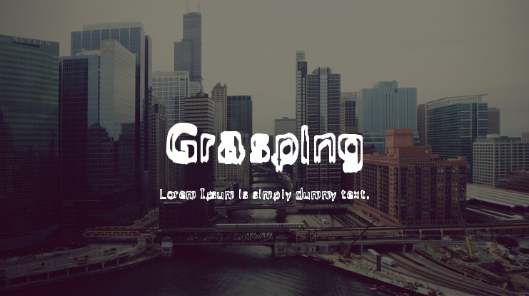 Grasping Font