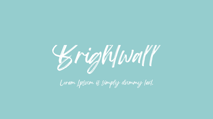 Brightwall Font