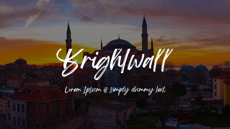 Brightwall Font