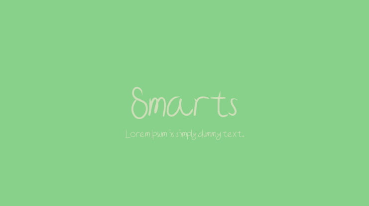 Smarts Font