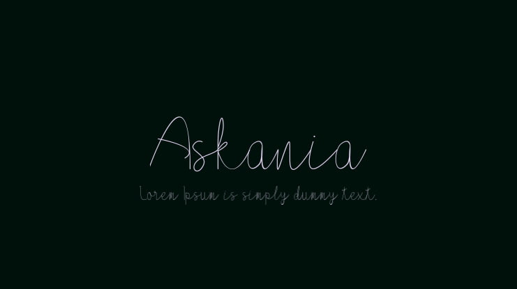 Askania Font Family