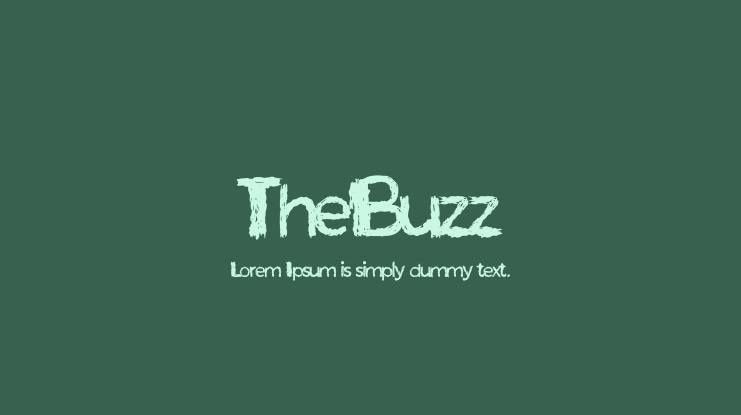 TheBuzz Font