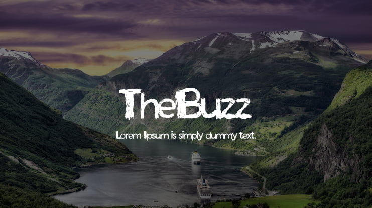 TheBuzz Font
