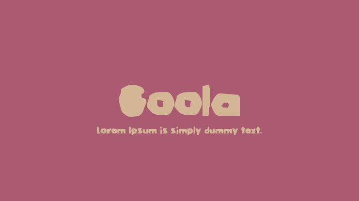 Goola Font